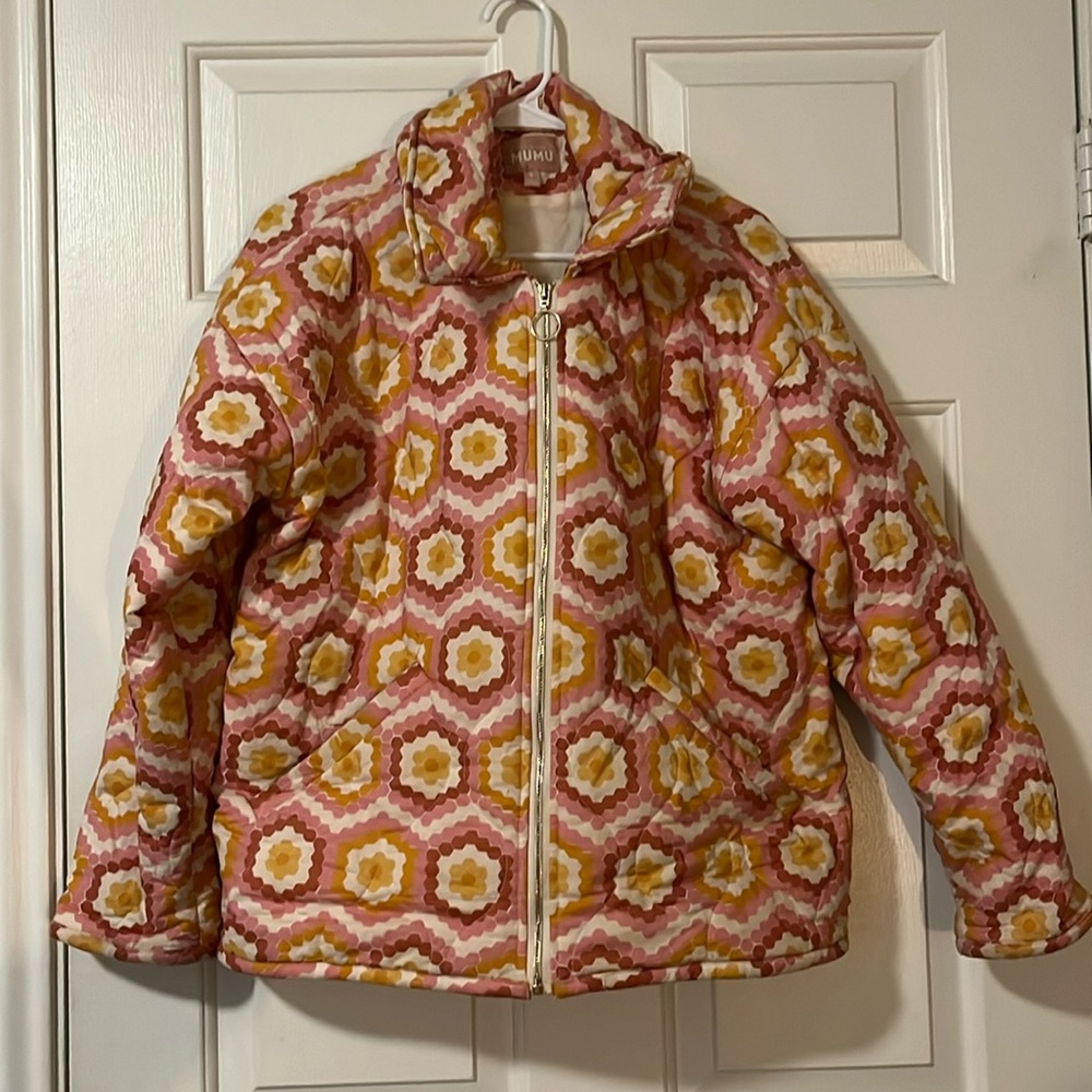 Show me your mumu honeycomb powederpuff jacket